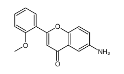 4H-1-Benzopyran-4-one,6-amino-2-(2-methoxyphenyl)-(9CI)结构式