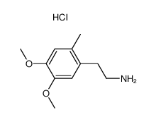 4,5-Dimethoxy-2-Methylbenzeneethanamine Hydrochloride结构式