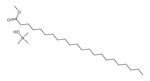 2-(Trimethylsilyloxy)docosanoic acid methyl ester Structure