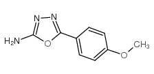 2-AMINO-5-(4-METHOXYPHENYL)-1,3,4-OXADIAZOLE structure