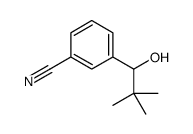 3-(1-hydroxy-2,2-dimethylpropyl)benzonitrile结构式