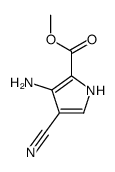 1H-Pyrrole-2-carboxylicacid,3-amino-4-cyano-,methylester(9CI) Structure