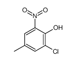 2-chloro-4-methyl-6-nitrophenol Structure