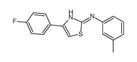 4-(4-fluorophenyl)-N-(3-methylphenyl)-1,3-thiazol-2-amine Structure