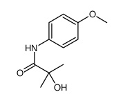 2-hydroxy-N-(4-methoxyphenyl)-2-methylpropanamide Structure