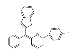 9-(1H-inden-2-yl)-2-(4-methylphenyl)indeno[2,1-b]pyran Structure