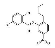 N-(2-butyl-5-nitrophenyl)-5-chloro-2-hydroxybenzamide Structure