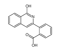 2-(1-oxo-2H-isoquinolin-3-yl)benzoic acid结构式