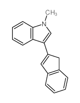 3-(1H-inden-2-yl)-1-methyl-indole Structure