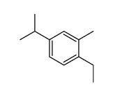 Benzene, 1-ethyl-2-methyl-4-(1-methylethyl)- (9CI) Structure