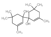 [Bi-2-cyclohexen-1-yl]-1,1'-diol,3,3',5,5,5',5'-hexamethyl-结构式