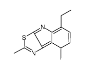 4H-Thiazolo[5,4-b]indole,7-ethyl-2,4-dimethyl-(9CI) structure