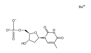 5'-Thymidylic acid, barium salt (1:1)结构式