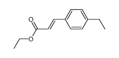 2-Propenoicacid,3-(4-ethylphenyl)-,ethylester,(2E)-(9CI)结构式