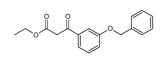 ethyl 3-(3-benzyloxyphenyl)-3-oxopropanoate Structure