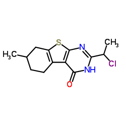 2-(1-Chloroethyl)-7-methyl-5,6,7,8-tetrahydro[1]benzothieno[2,3-d]pyrimidin-4(3H)-one picture