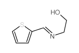 Ethanol, 2-[ (2-thienylmethylene)amino]- structure