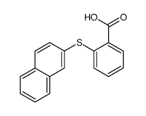 2-naphthalen-2-ylsulfanylbenzoic acid Structure