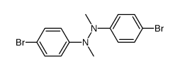 1,2-bis(4-bromophenyl)-1,2-dimethylhydrazine Structure