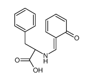 (2S)-2-[[(E)-(6-oxocyclohexa-2,4-dien-1-ylidene)methyl]amino]-3-phenylpropanoic acid结构式