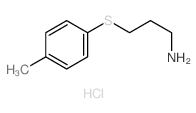 3-(4-methylphenyl)sulfanylpropan-1-amine Structure