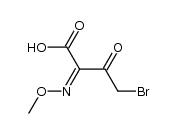 (Z)-4-溴-3-氧代-2-甲氧基亚胺丁酸结构式