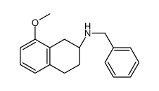 (2R)-N-Benzyl-8-methoxy-1,2,3,4-tetrahydro-2-naphthalenamine Structure