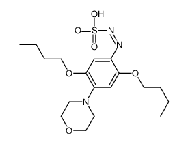 (2,5-dibutoxy-4-morpholin-4-ylphenyl)iminosulfamic acid Structure