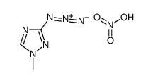 3-azido-1-methyl-1,2,4-triazole,nitric acid Structure