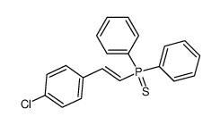 (E)-(4-chlorostyryl)diphenylphosphine sulfide Structure