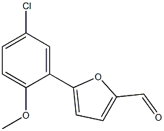 5-(5-chloro-2-methoxyphenyl)furan-2-carbaldehyde图片