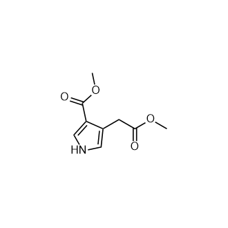 Methyl 4-(2-methoxy-2-oxoethyl)-1H-pyrrole-3-carboxylate picture