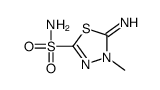 1,3,4-Thiadiazole-2-sulfonamide,4,5-dihydro-5-imino-4-methyl-(9CI) Structure