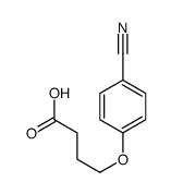 4-(4-cyanophenoxy)butanoic acid结构式