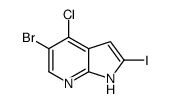 5-bromo-4-chloro-2-iodo-1H-pyrrolo[2,3-b]pyridine picture