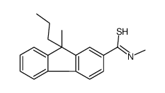 N,9-dimethyl-9-propylfluorene-2-carbothioamide Structure