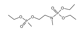 diethyl (2-((ethoxy(methyl)phosphoryl)oxy)ethyl)(methyl)phosphoramidate Structure