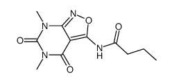 3-Butyrylamino-5,7-dimethyl-isoxazolo[3,4-d]pyrimidine-4,6(5H,7H)-dione结构式