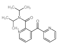 2-Pyridinecarboxamide,N,N-bis(1-methylethyl)-3-(2-pyridinylcarbonyl)-结构式