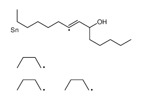 8-tributylstannyltetradec-7-en-6-ol结构式