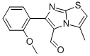 6-(2-methoxyphenyl)-3-methylimidazo[2,1-b]thiazole-5-carboxaldehyde结构式