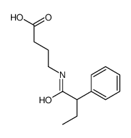 4-(2-phenylbutanoylamino)butanoic acid Structure