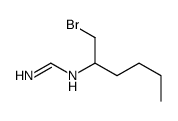 N'-(1-bromohexan-2-yl)methanimidamide Structure