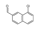 8-CHLORONAPHTHALENE-2-CARBALDEHYDE结构式