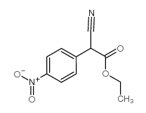 ethyl 2-cyano-2-(4-nitrophenyl)acetate结构式