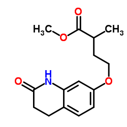 Methyl 2-methyl-4-[(2-oxo-1,2,3,4-tetrahydro-7-quinolinyl)oxy]butanoate Structure