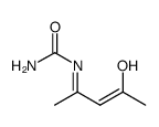 Urea, N-(3-hydroxy-1-methyl-2-buten-1-ylidene) Structure