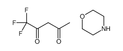 morpholine,1,1,1-trifluoropentane-2,4-dione Structure