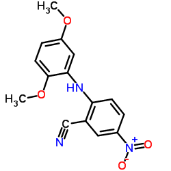 2-[(2,5-Dimethoxyphenyl)amino]-5-nitrobenzonitrile structure