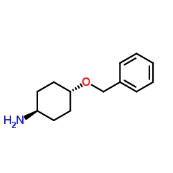 反式-4-(苄氧基)环己胺结构式